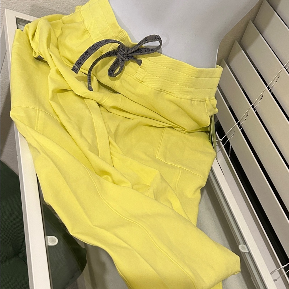 Bright Yellow scrubs Pants